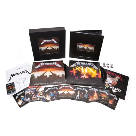 the metal head box master of puppets|master of puppets box set.